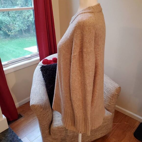 Zara Beige Chunky Soft Knit Sweater S - Picture 7 of 10